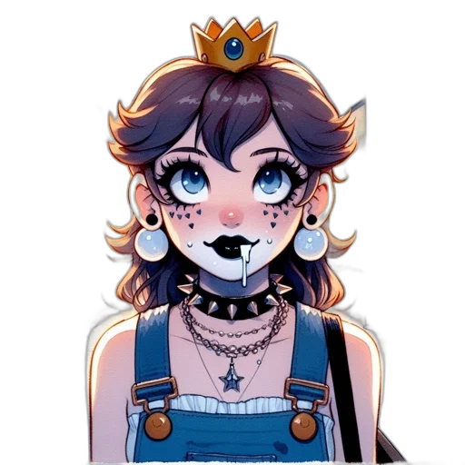 crown, staff, jewelry, pixel art transparent PNG cut-out