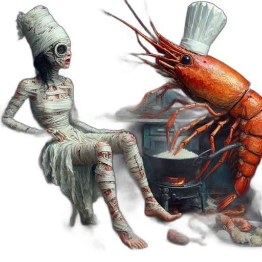 food, creature, animal, concept art transparent PNG cut-out