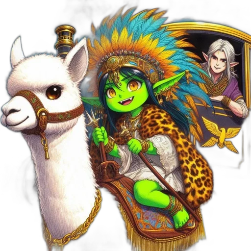dragon, staff, animal, fantasy art transparent PNG cut-out