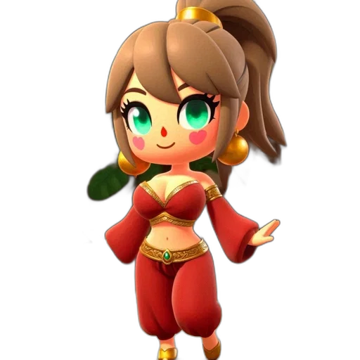 staff, crown, weapon, 3d render transparent PNG cut-out