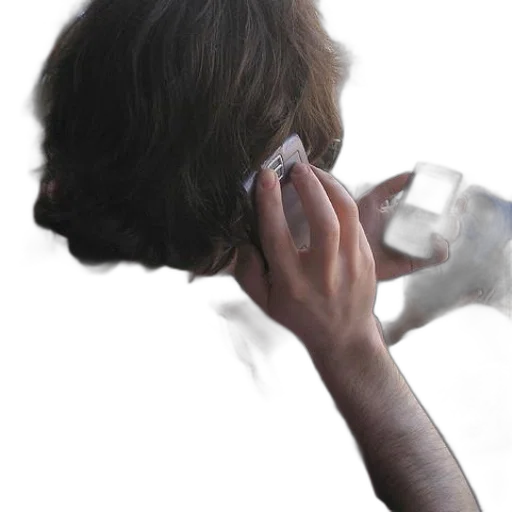 bottle, mask, hair, face transparent PNG cut-out
