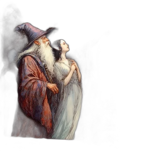 hat, jacket, concept art, fantasy art transparent PNG cut-out