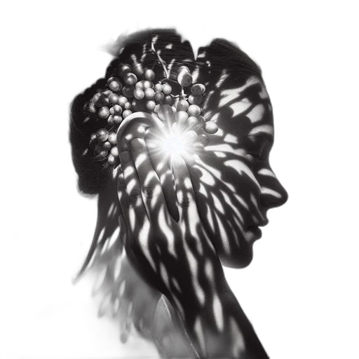 crown, hair, face, mask transparent PNG cut-out