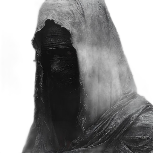 mask, face, creature, jacket transparent PNG cut-out