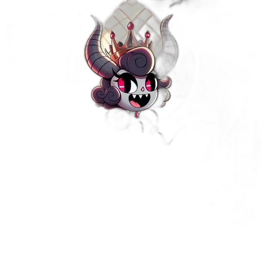 crown, mask, staff, dragon transparent PNG cut-out