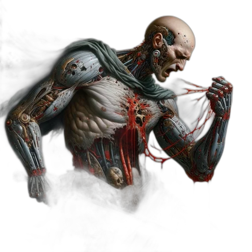 creature, robot, concept art, fantasy art transparent PNG cut-out