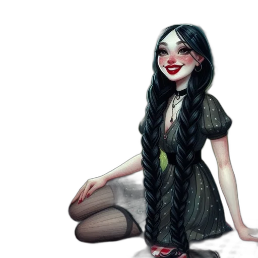 dress, fantasy art, concept art, comic book art transparent PNG cut-out