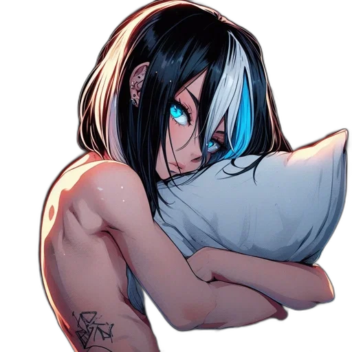 creature, mask, face, comic book art transparent PNG cut-out