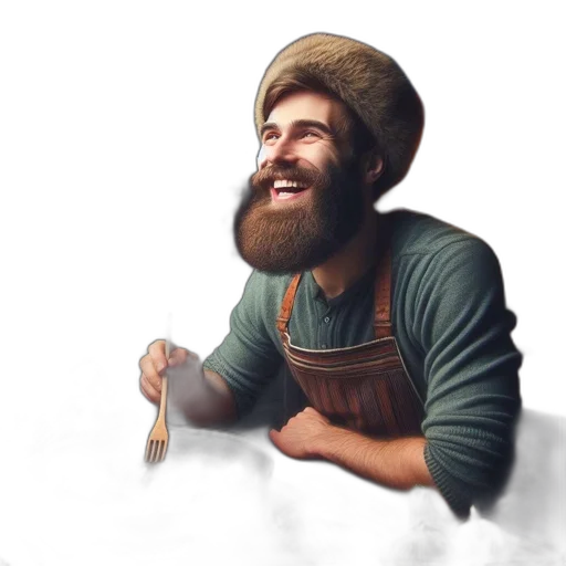 staff, face, hat, sword transparent PNG cut-out