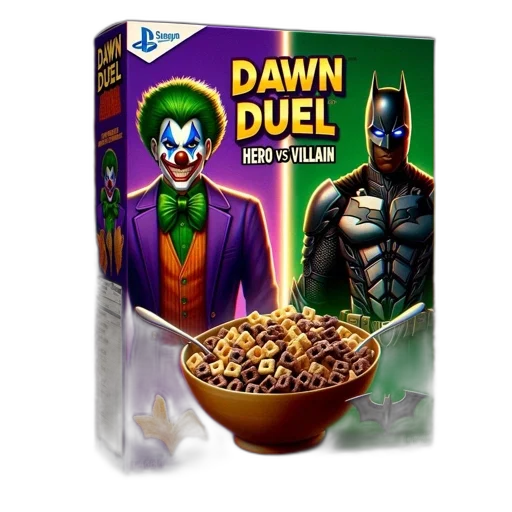 comic book art, concept art, batman, joker transparent PNG cut-out