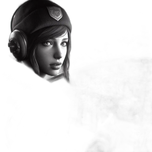 face, mask, staff, robot transparent PNG cut-out