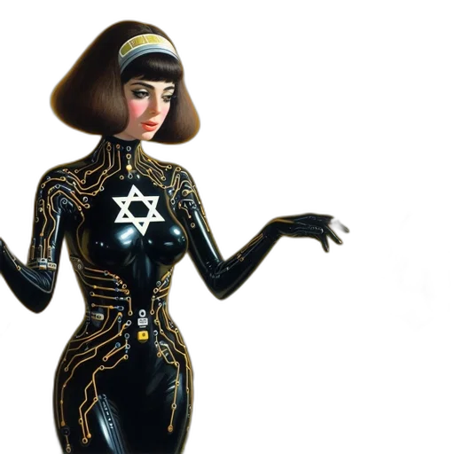 robot, concept art, 3d render, comic book art transparent PNG cut-out
