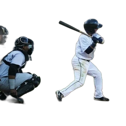 concept art, baseball, player, swinging transparent PNG cut-out