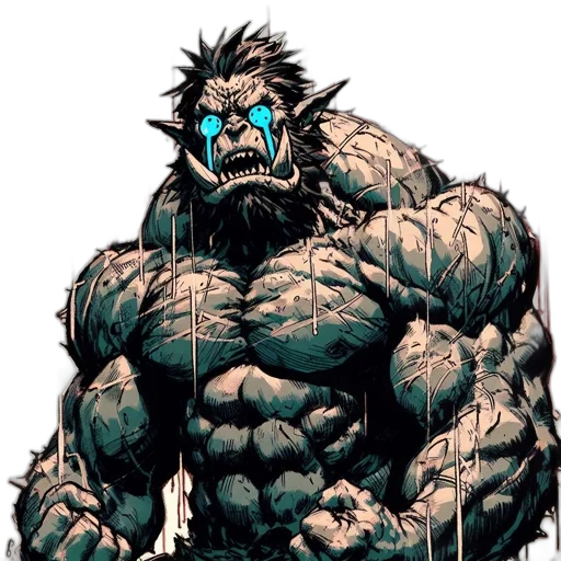 creature, animal, comic book art, concept art transparent PNG cut-out