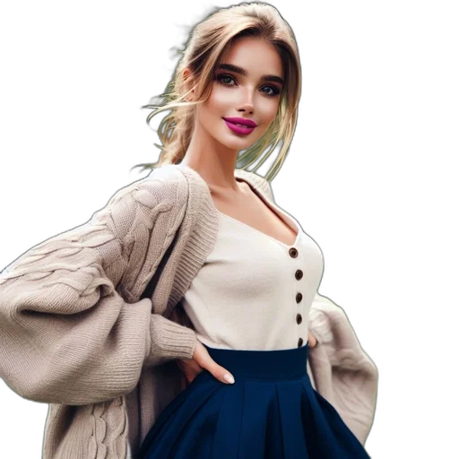 dress, jacket, photorealistic, fantasy art transparent PNG cut-out