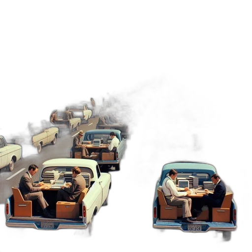 car, furniture, concept art, 3d render transparent PNG cut-out