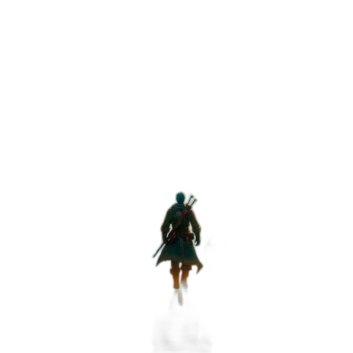 dress, robot, creature, sword transparent PNG cut-out