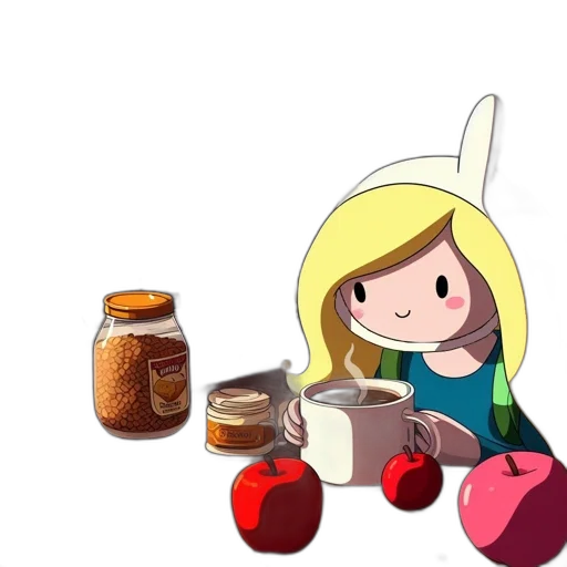 food, cartoon, concept art, pixel art transparent PNG cut-out