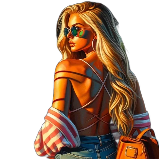 jacket, concept art, fantasy art, 3d render transparent PNG cut-out