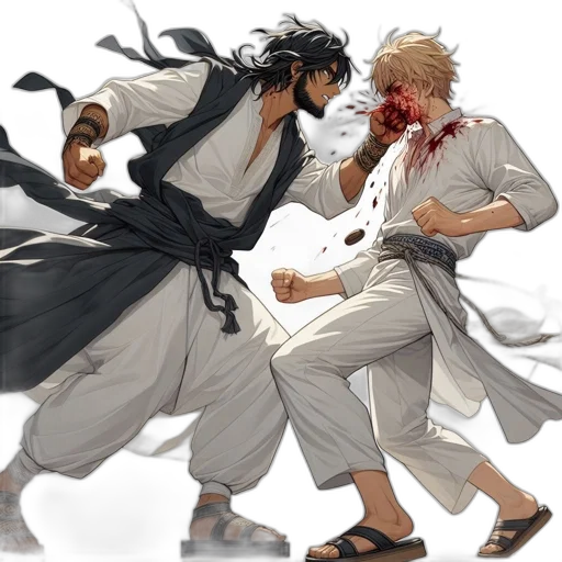 concept art, fantasy art, comic book art, anime transparent PNG cut-out