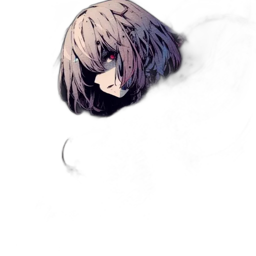 mask, creature, hair, face transparent PNG cut-out