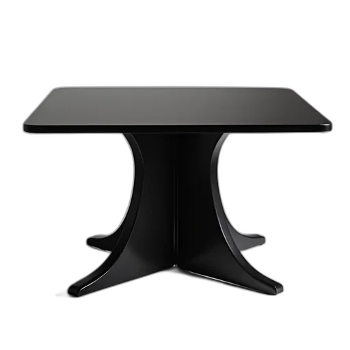 furniture, staff, 3d render, black transparent PNG cut-out