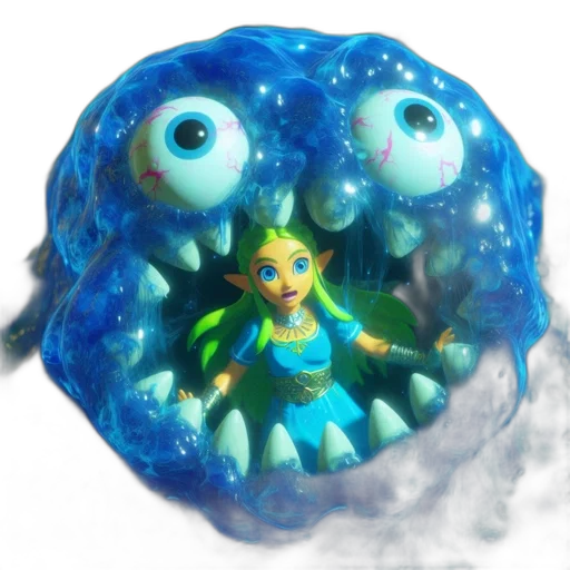 creature, crown, mask, umbrella transparent PNG cut-out