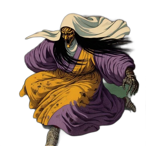 mask, staff, concept art, fantasy art transparent PNG cut-out