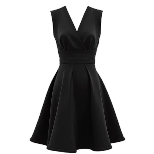 dress, monochrome, dark, black transparent PNG cut-out