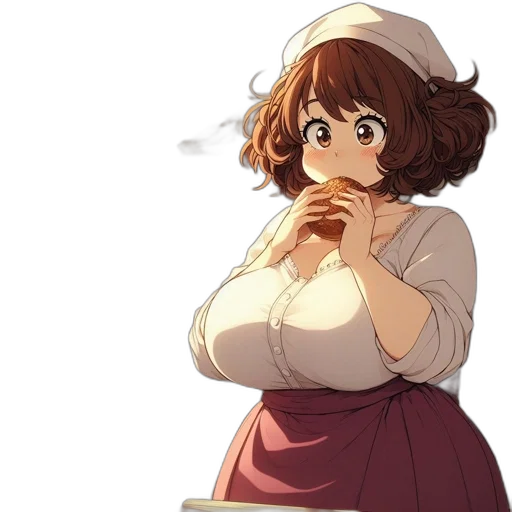 food, dress, staff, hat transparent PNG cut-out