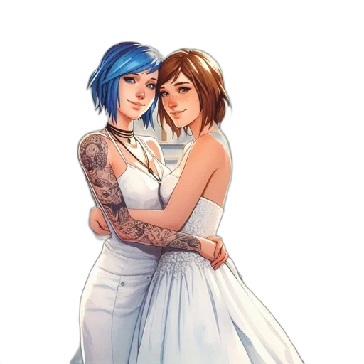 dress, concept art, watercolor, pixel art transparent PNG cut-out