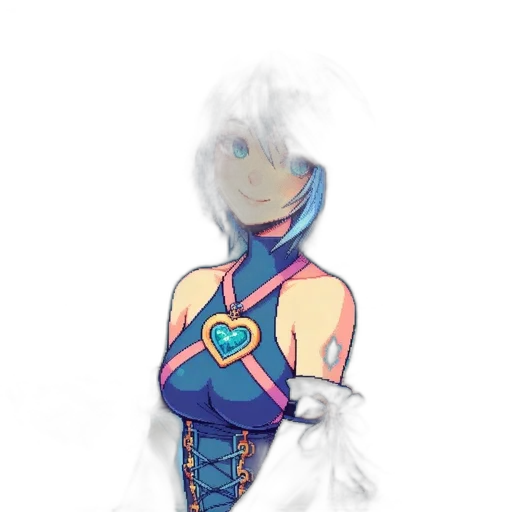 dress, mask, staff, robot transparent PNG cut-out