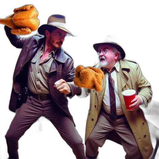 hat, concept art, fire, two transparent PNG cut-out