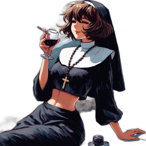 concept art, pixel art, comic book art, anime transparent PNG cut-out