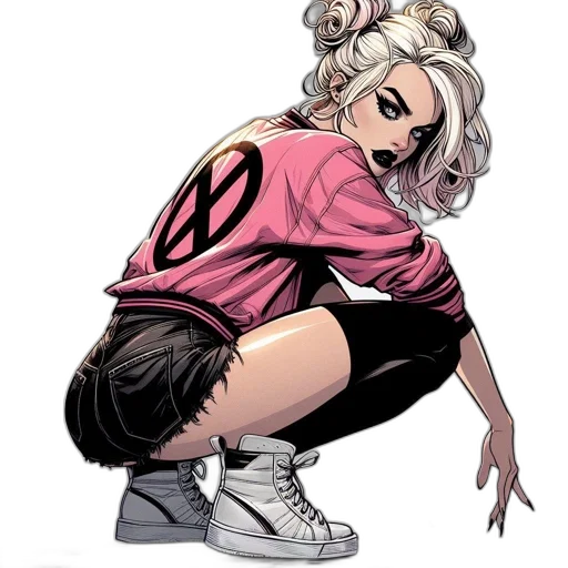 jacket, comic book art, concept art, cartoon transparent PNG cut-out