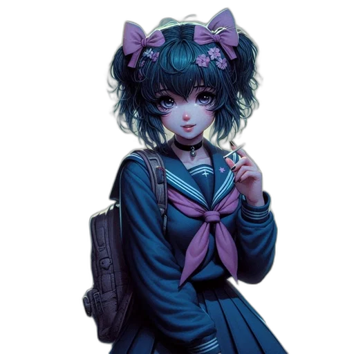staff, dress, anime, fantasy art transparent PNG cut-out