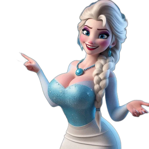 dress, 3d render, concept art, cartoon transparent PNG cut-out