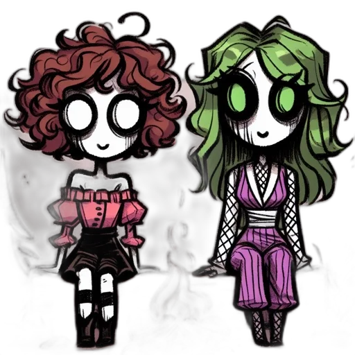 dress, concept art, cartoon, pixel art transparent PNG cut-out