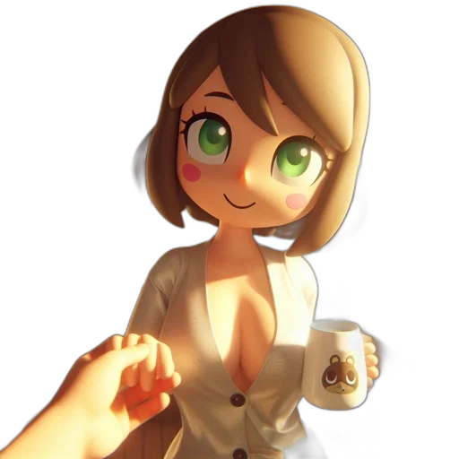 staff, dress, robot, weapon transparent PNG cut-out