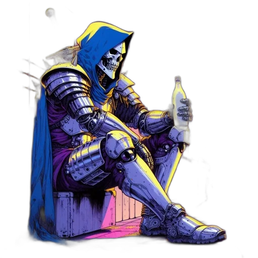 sword, weapon, jacket, concept art transparent PNG cut-out