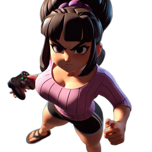 weapon, staff, dress, face transparent PNG cut-out