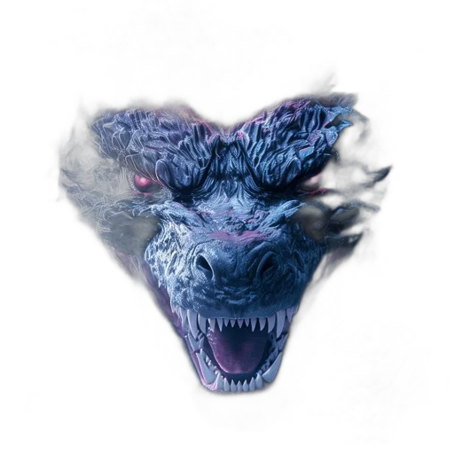 dragon, mask, creature, animal transparent PNG cut-out