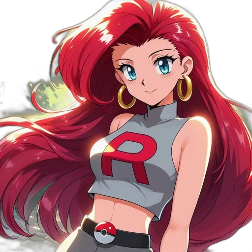 hair, staff, jewelry, anime transparent PNG cut-out
