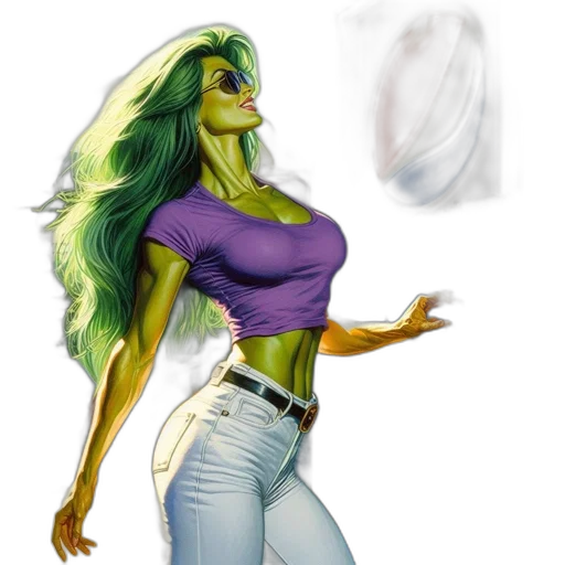 hair, concept art, fantasy art, comic book art transparent PNG cut-out