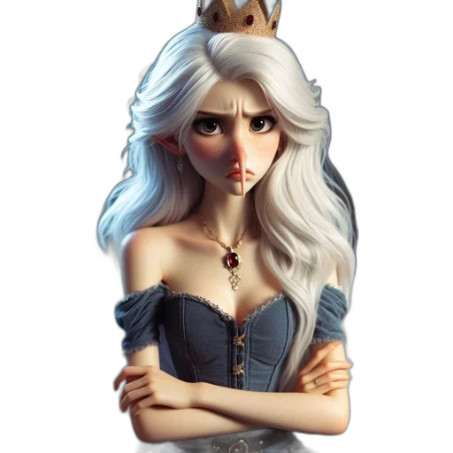 face, dress, fantasy art, concept art transparent PNG cut-out