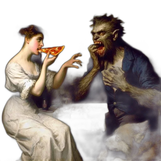 food, creature, mask, concept art transparent PNG cut-out