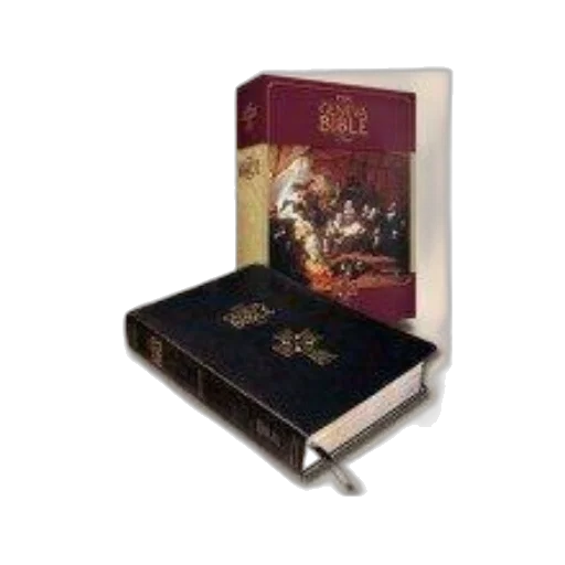 black, bible, gold, accents transparent PNG cut-out