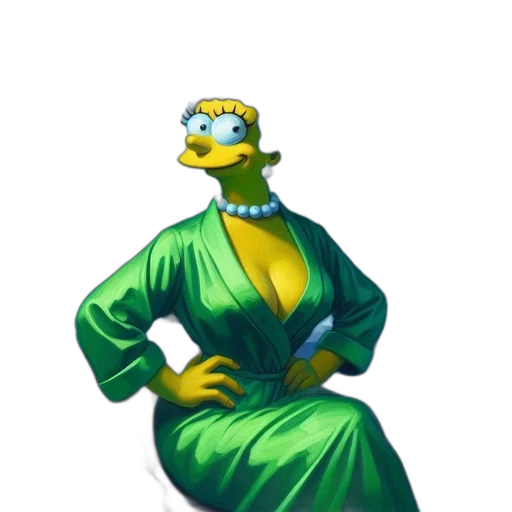 dress, staff, creature, robot transparent PNG cut-out