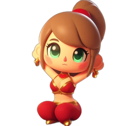staff, dress, weapon, crown transparent PNG cut-out