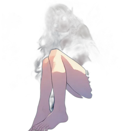 dress, mask, creature, hair transparent PNG cut-out